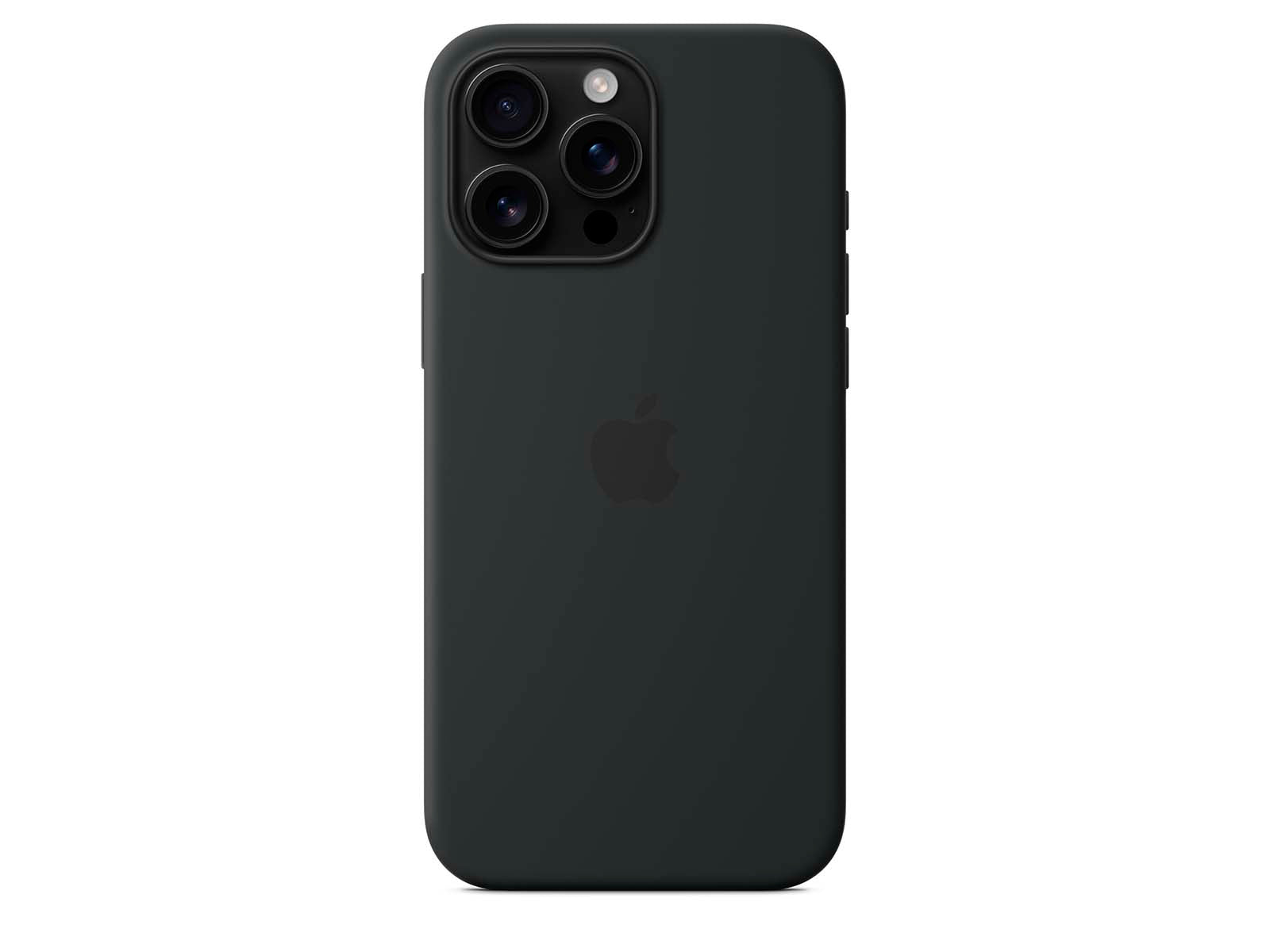 iPhone 16 Pro Max Silicone etui - Sort - (MYYT3ZM/A)