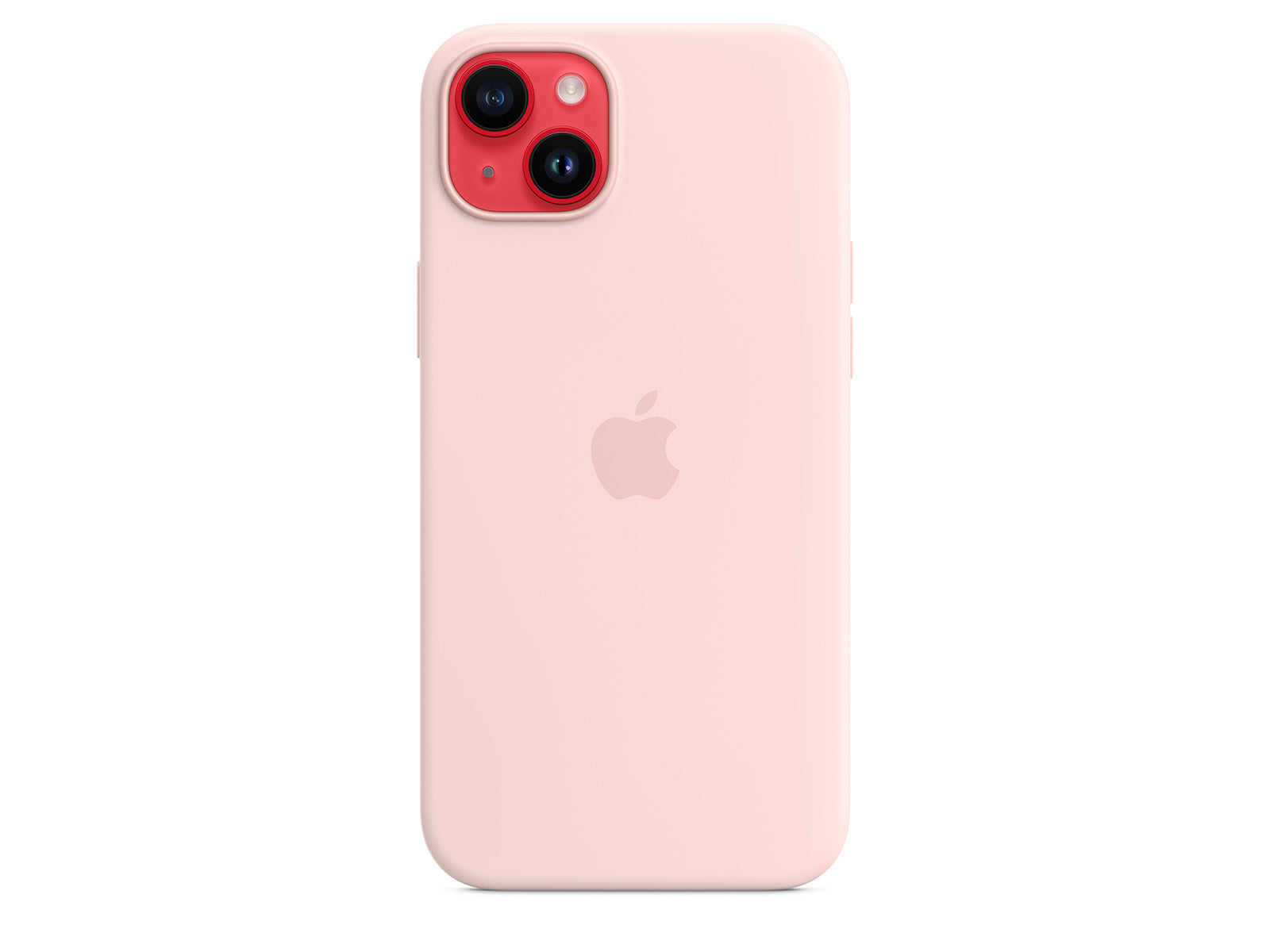 iPhone 14 Plus Silicone Case w/MagSafe Chalk Pink - (MPT73ZM/A)